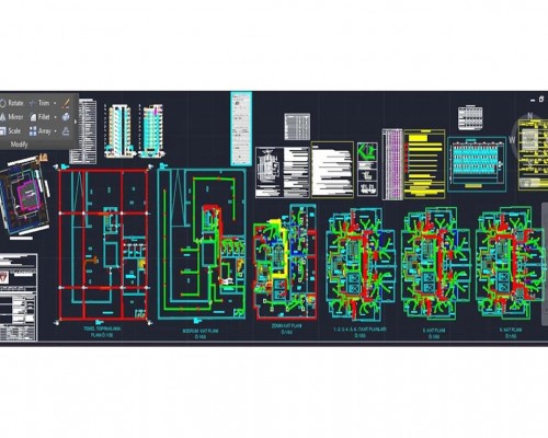 Elektrik ve Mekanik Ruhsat Projeler Çizim Bedelleri